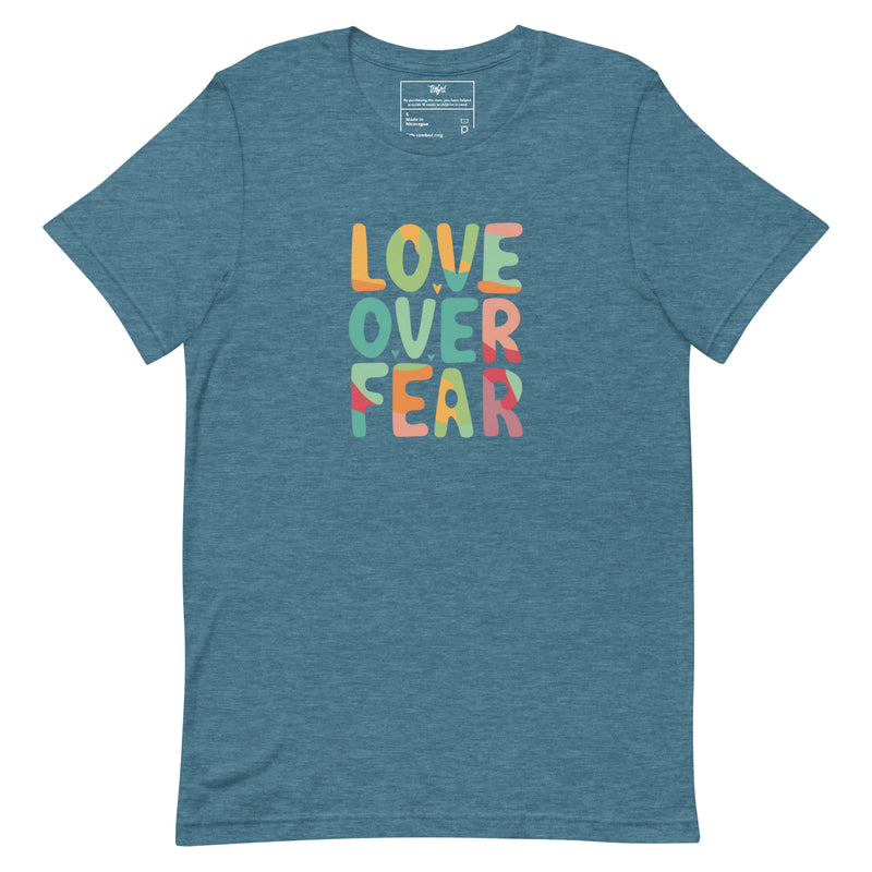 Love Over Fear Crew Neck. Unisex