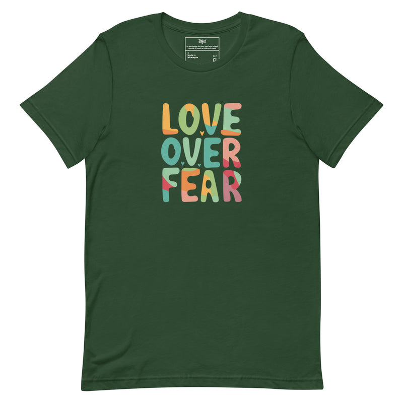 Love Over Fear Crew Neck. Unisex