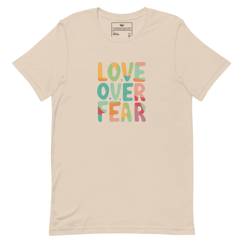 Love Over Fear Crew Neck. Unisex