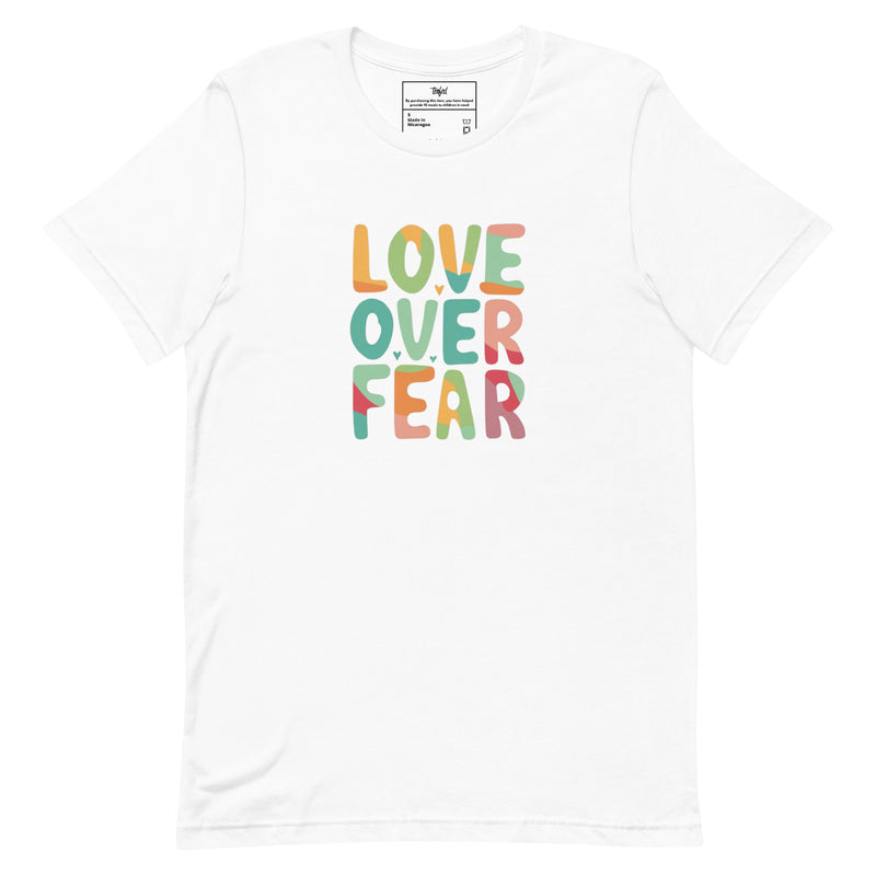 Love Over Fear Crew Neck. Unisex