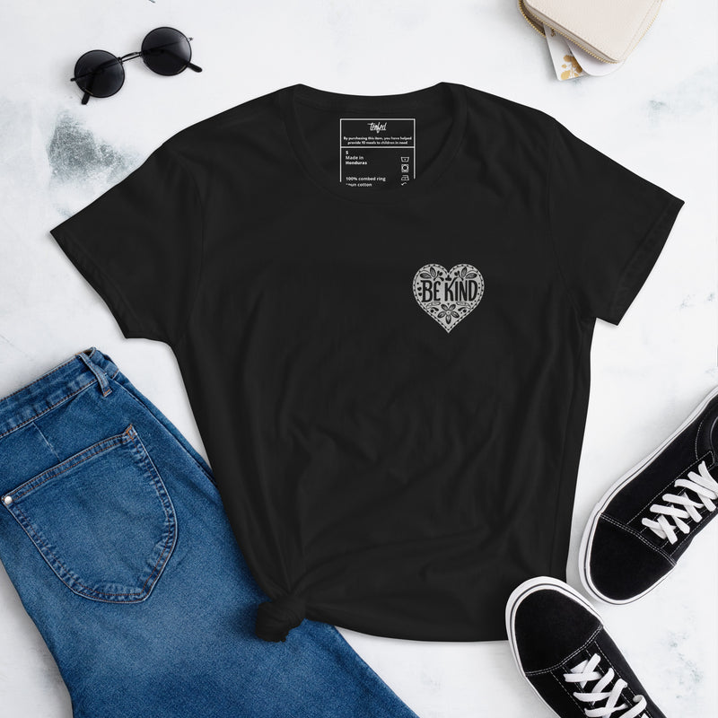Be Kind Fashion Fit Tee. Ladies