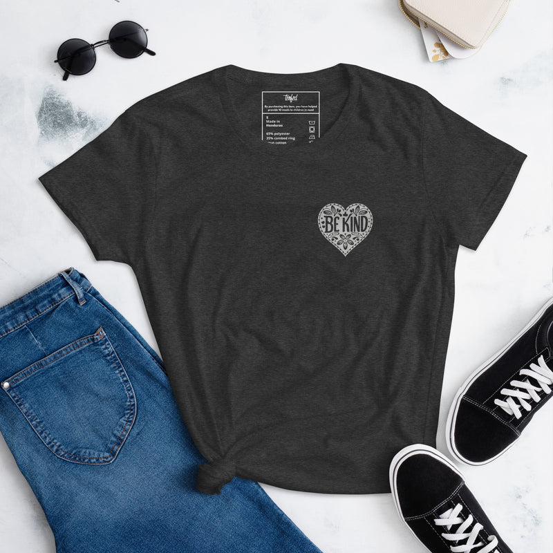 Be Kind Fashion Fit Tee. Ladies