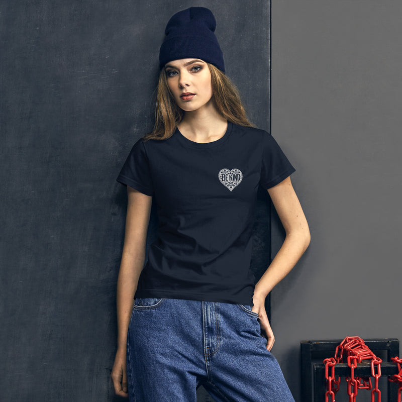 Be Kind Fashion Fit Tee. Ladies