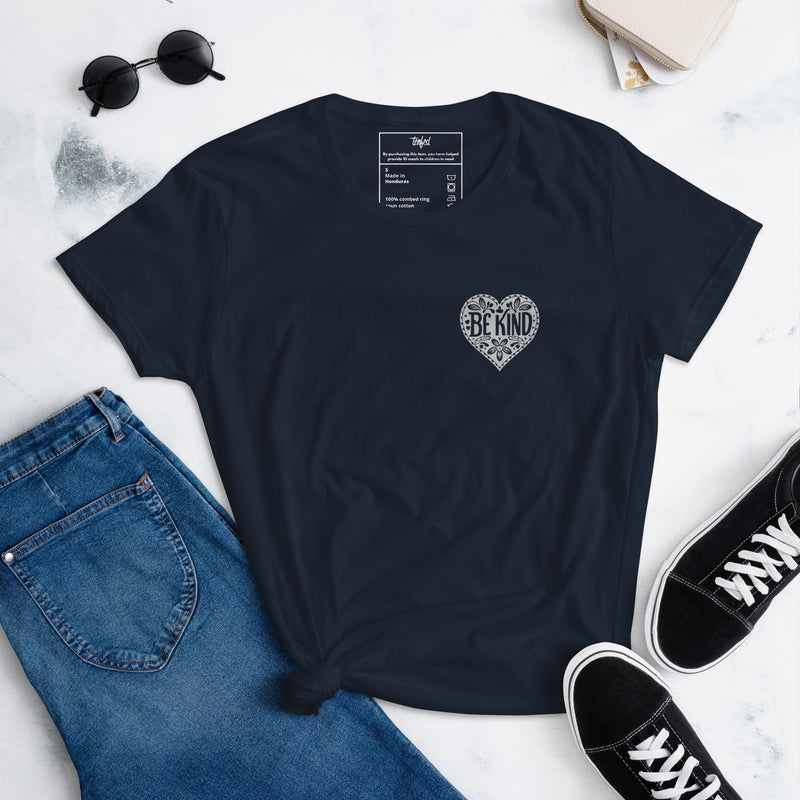 Be Kind Fashion Fit Tee. Ladies