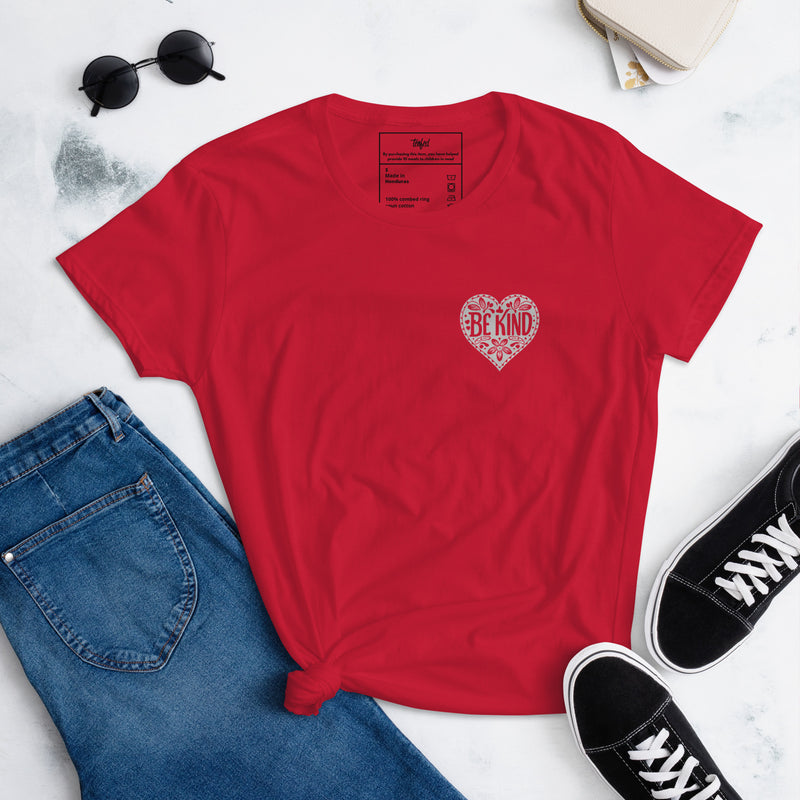 Be Kind Fashion Fit Tee. Ladies
