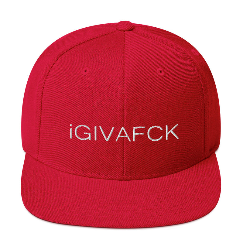 iGIVAFCK Snapback Hat