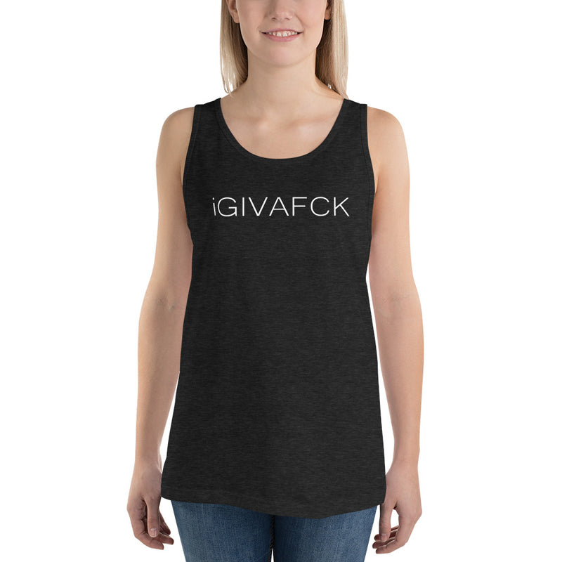 iGIVAFCK Tank Top. Unisex