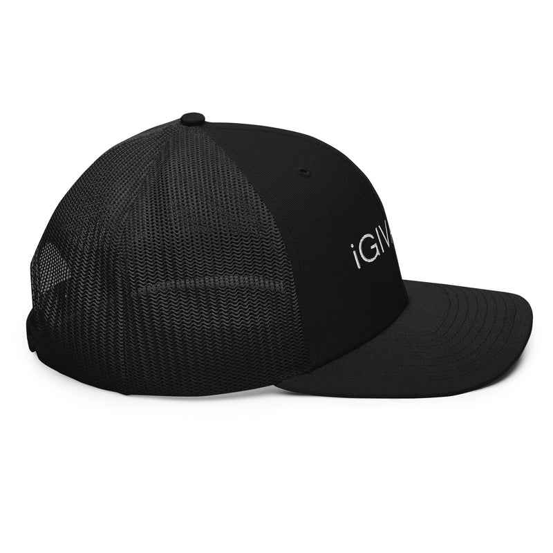 iGIVAFCK Trucker Cap. Black