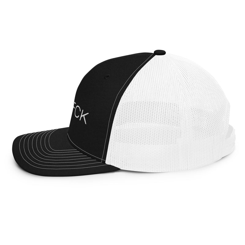 iGIVAFCK Trucker Cap. Black/White