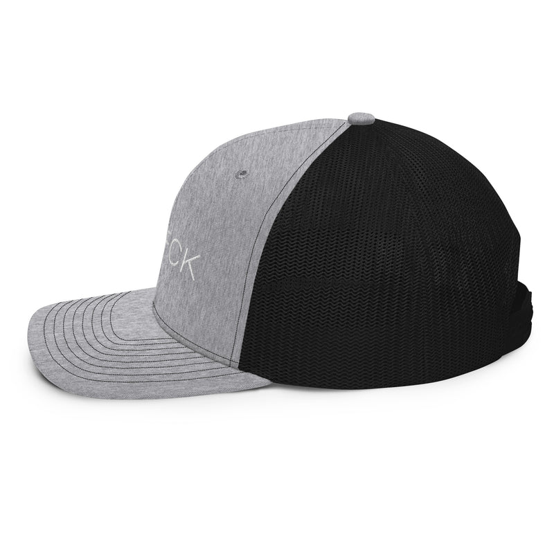 iGIVAFCK Trucker Cap. Grey/Black