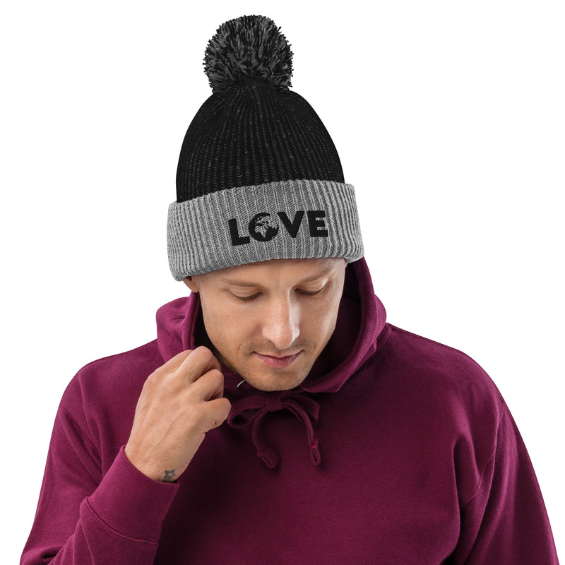 LOVE Pom-Pom Toque